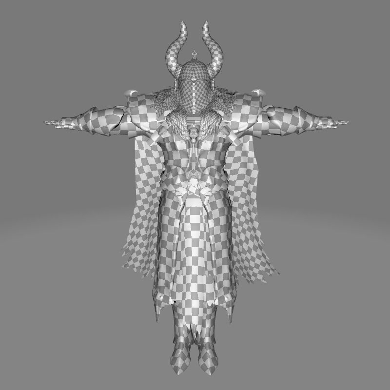 Marcus - Guardian of Thrones Game-Ready Character Low-poly 3D model_52