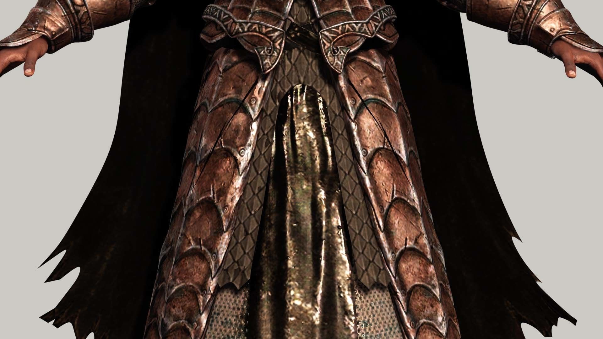 Marcus - Guardian of Thrones Game-Ready Character Low-poly 3D model_4