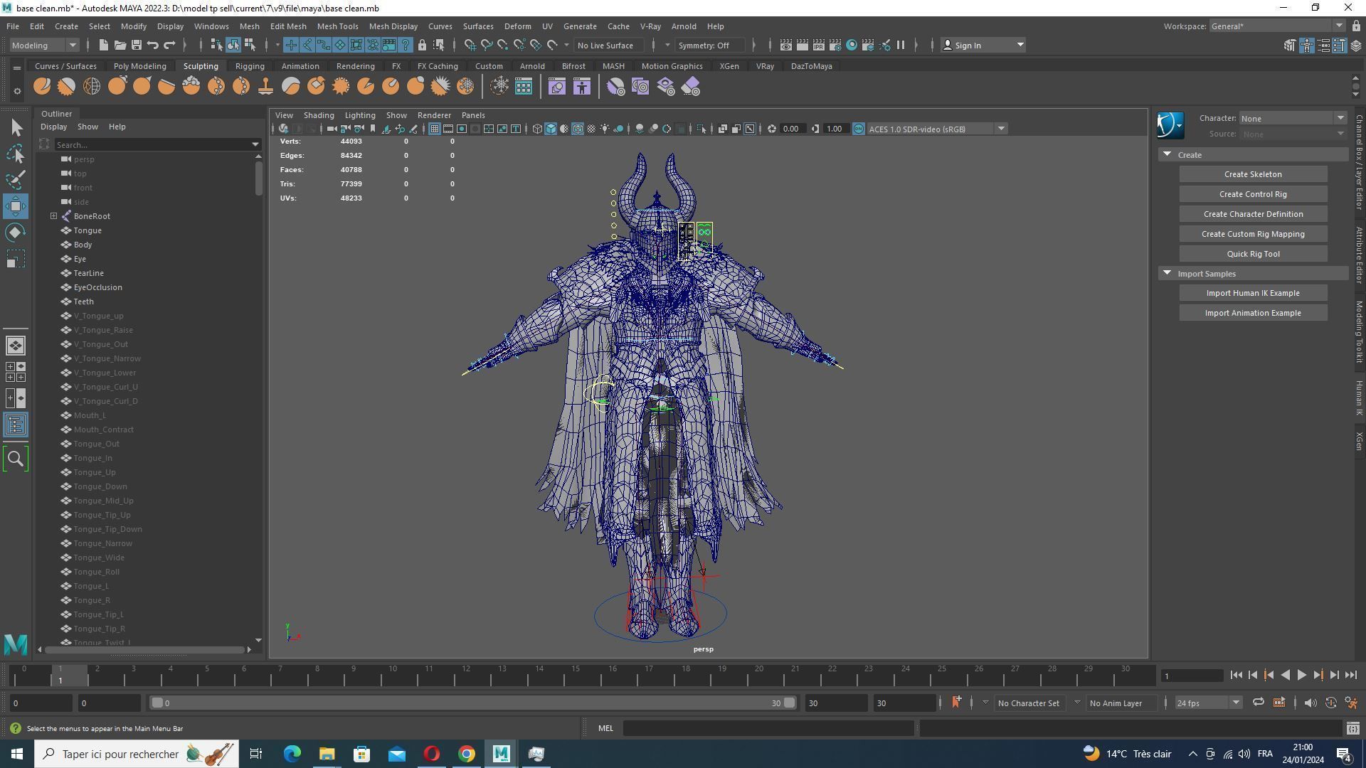 Marcus - Guardian of Thrones Game-Ready Character Low-poly 3D model_36