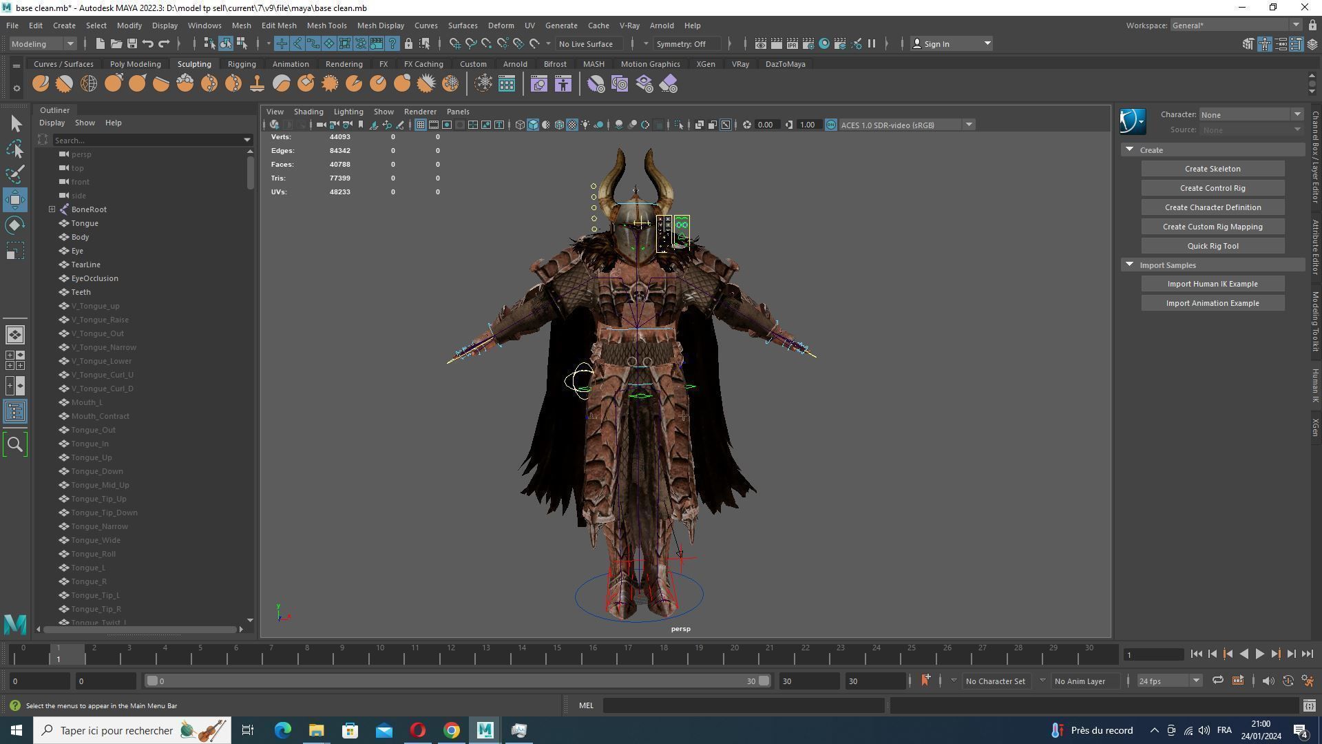 Marcus - Guardian of Thrones Game-Ready Character Low-poly 3D model_39