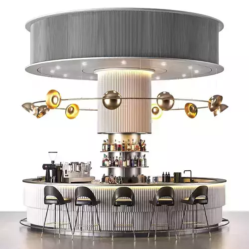 White Bar 3D model