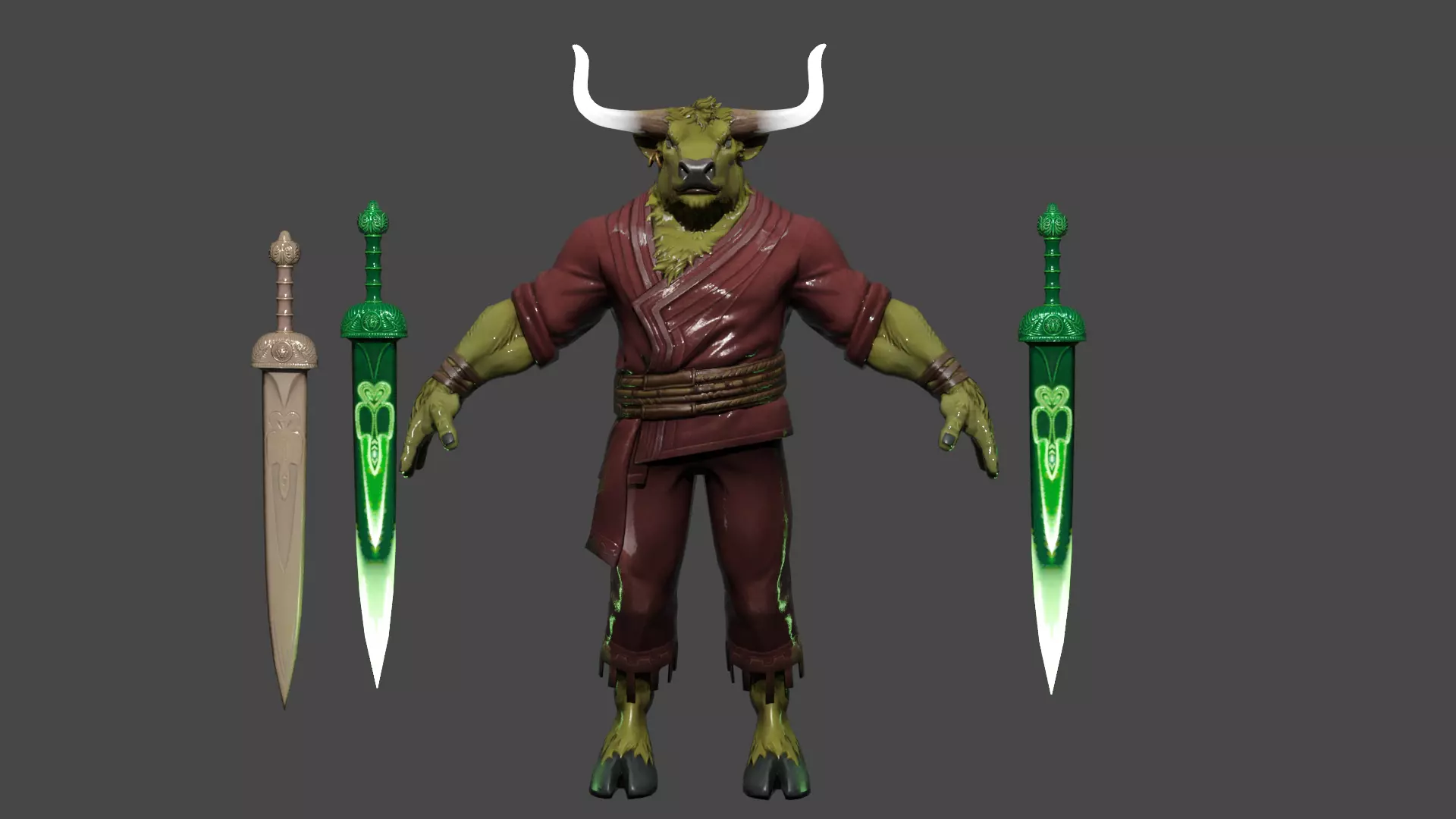 Rintrah Low-poly 3D model
