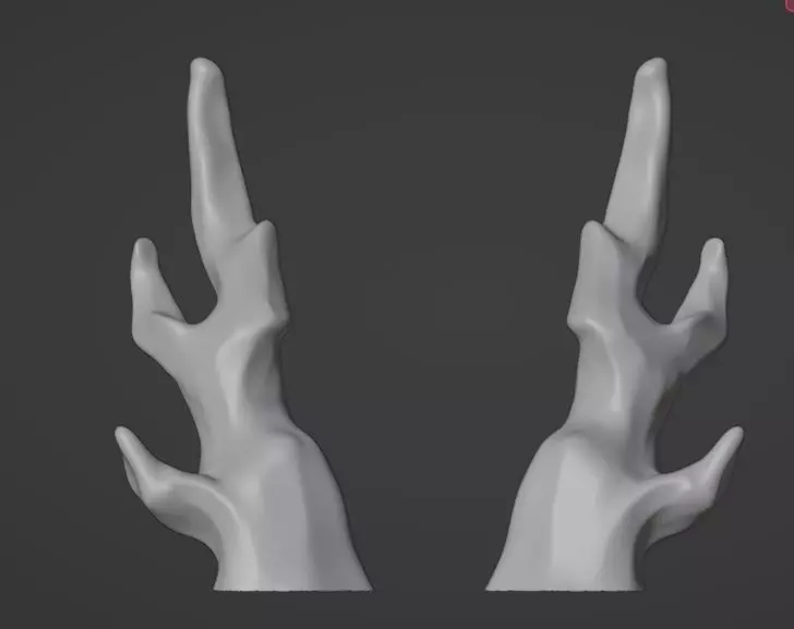 Shu horns arknights 3D print model