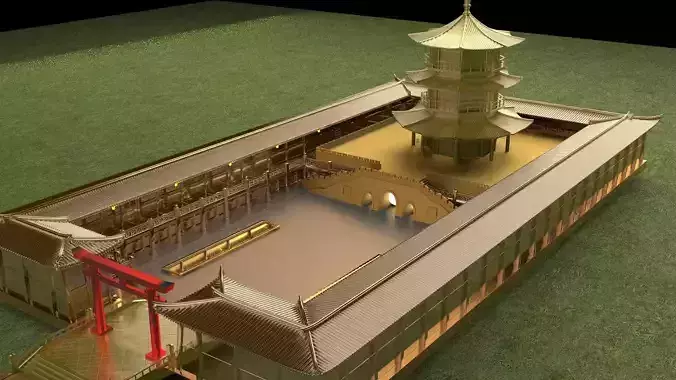 Chinese ancient tower 