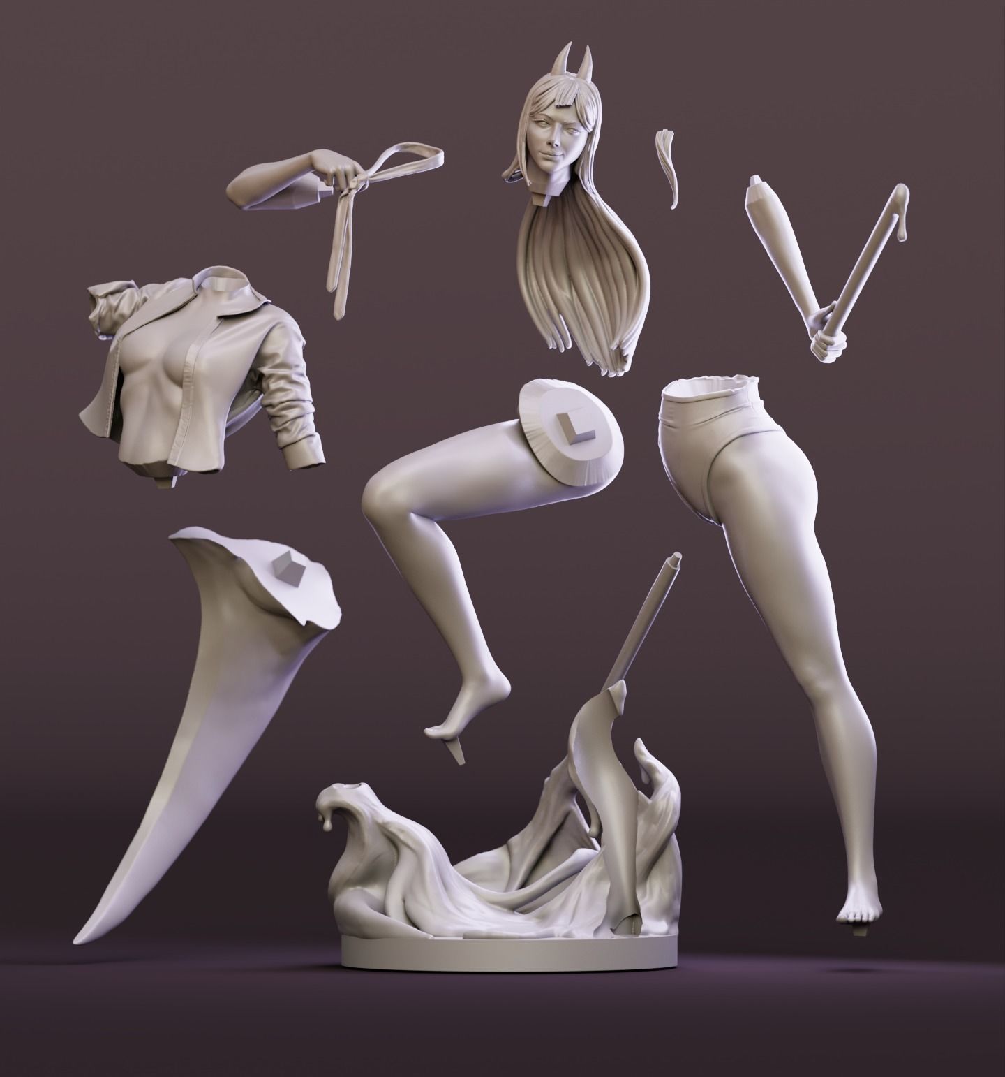 Power ChainsawMan 3D print model_8