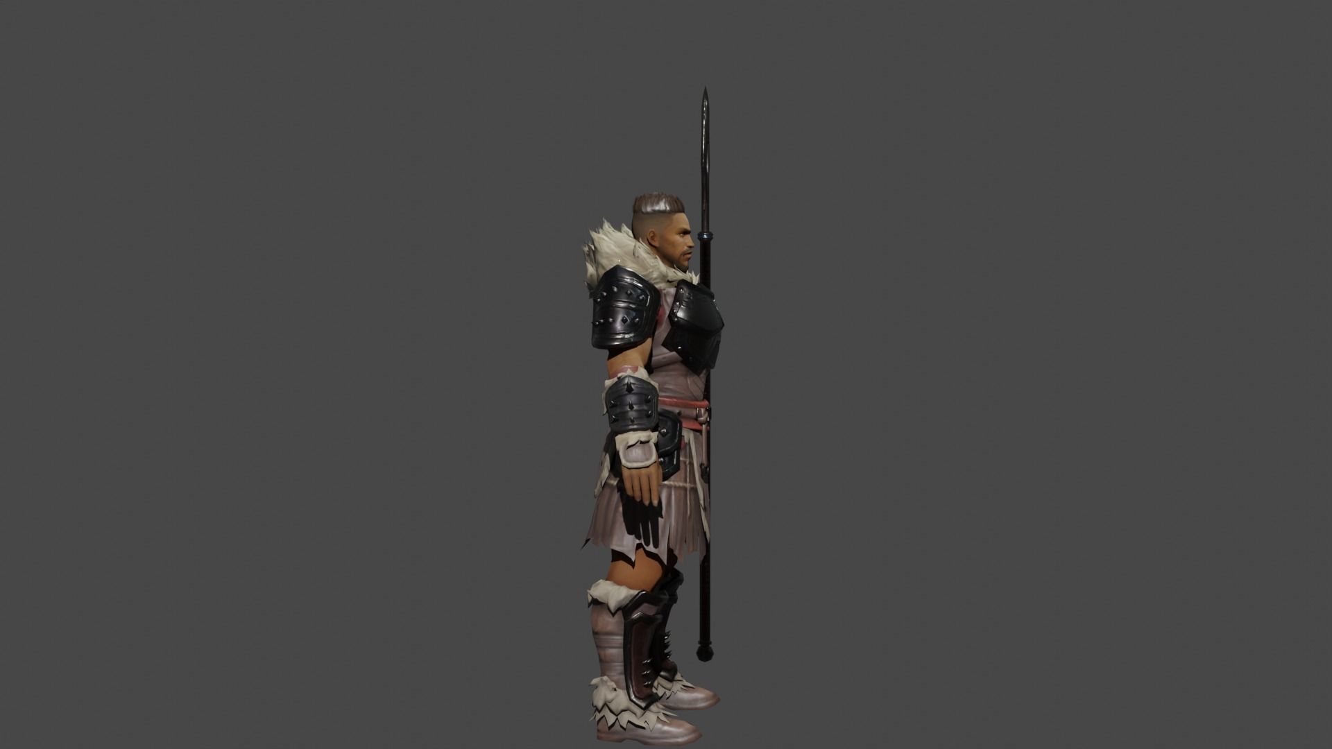 MBaku  Low-poly 3D model_2