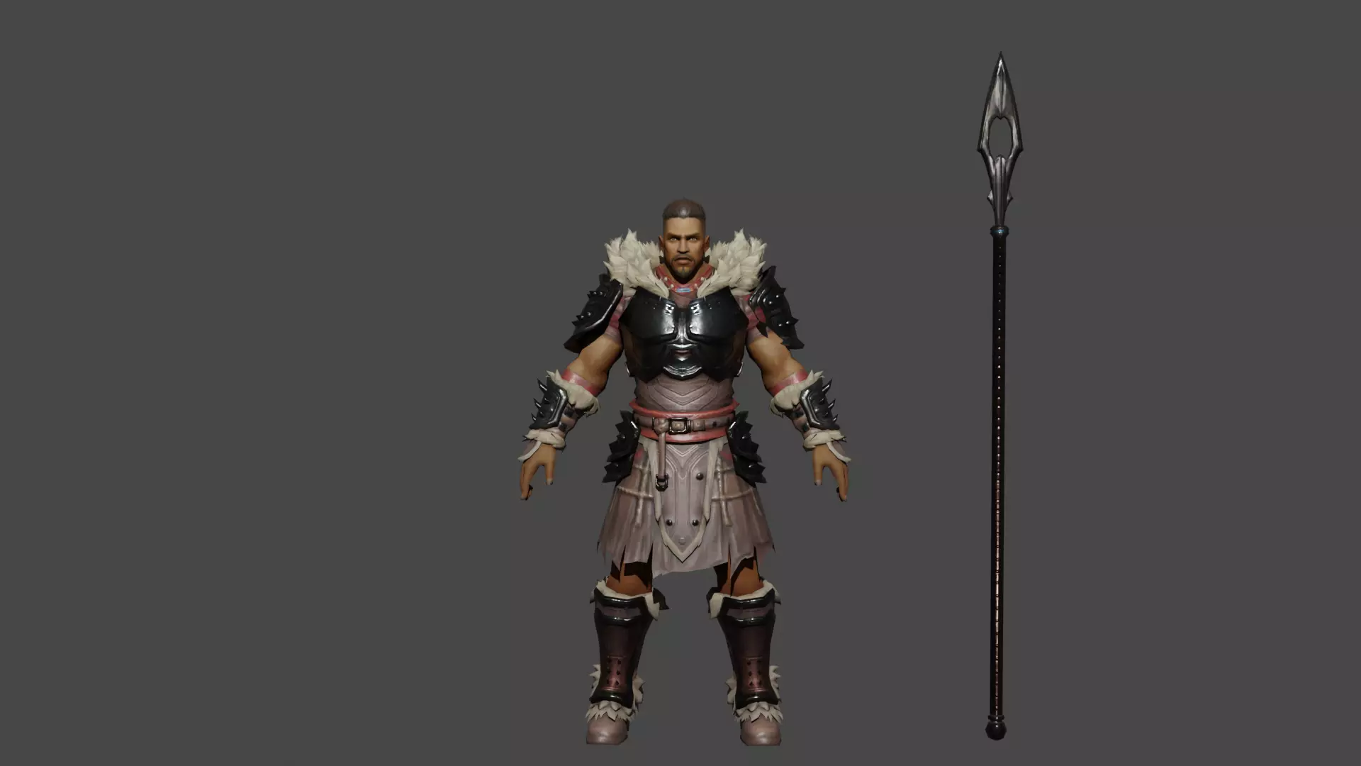 MBaku  Low-poly 3D model_0