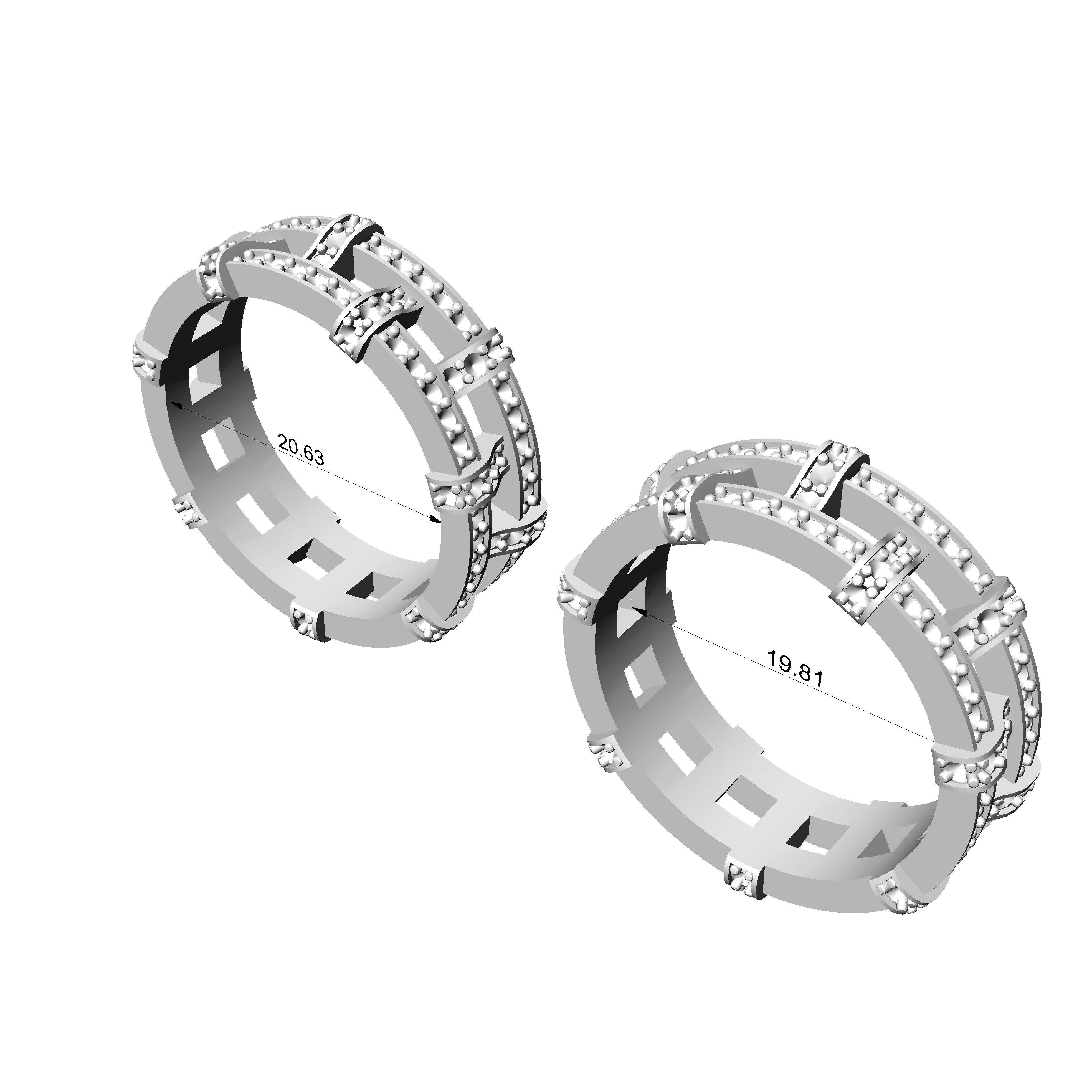 ring print model 0202 3D print model_3