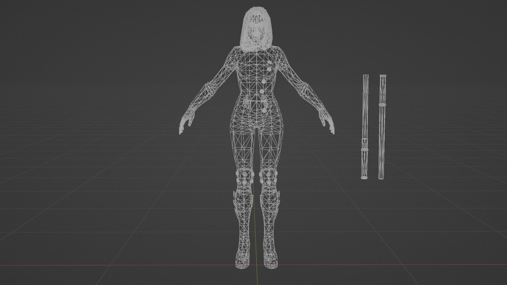 Mockingbird Low-poly 3D model_6