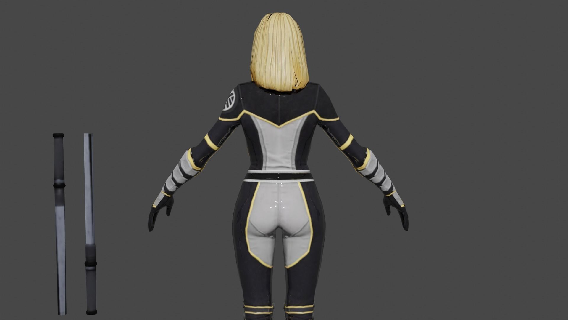 Mockingbird Low-poly 3D model_5