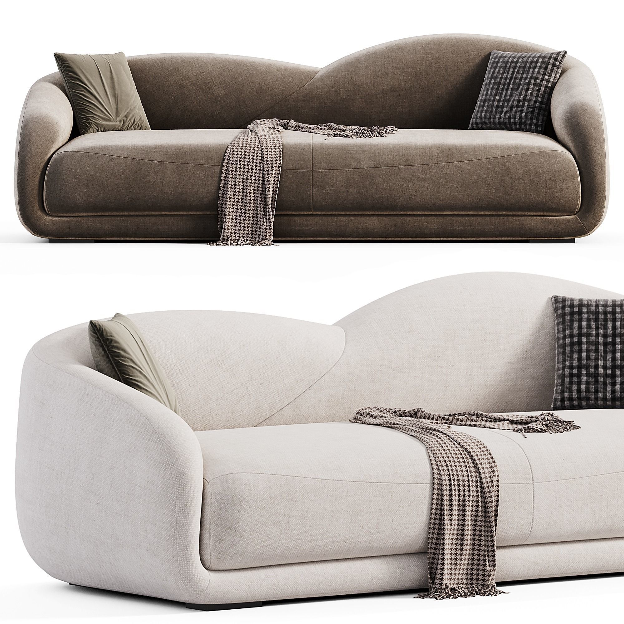 ARSAL sofa by Artipieces Low-poly 3D model_2