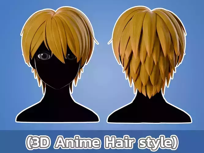 Anime hair style 03