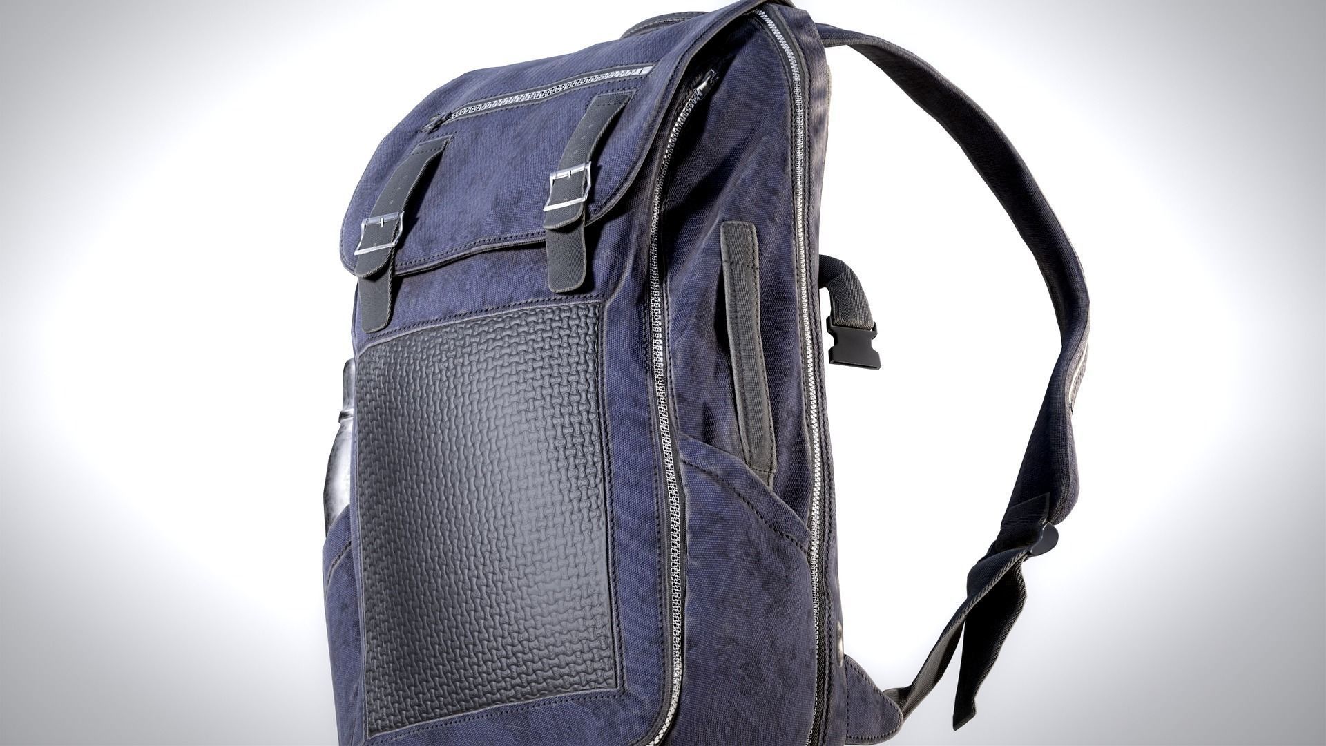 Backpack Game-Ready Low-poly 3D model_6