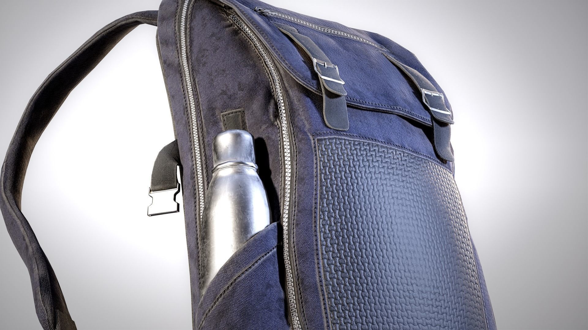 Backpack Game-Ready Low-poly 3D model_2