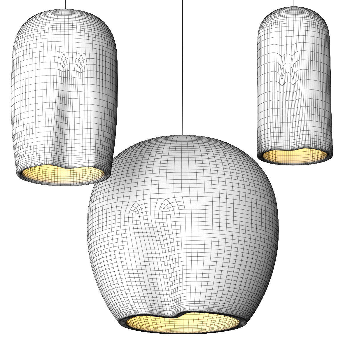 Bucket Pendant Lamp 3D model_1