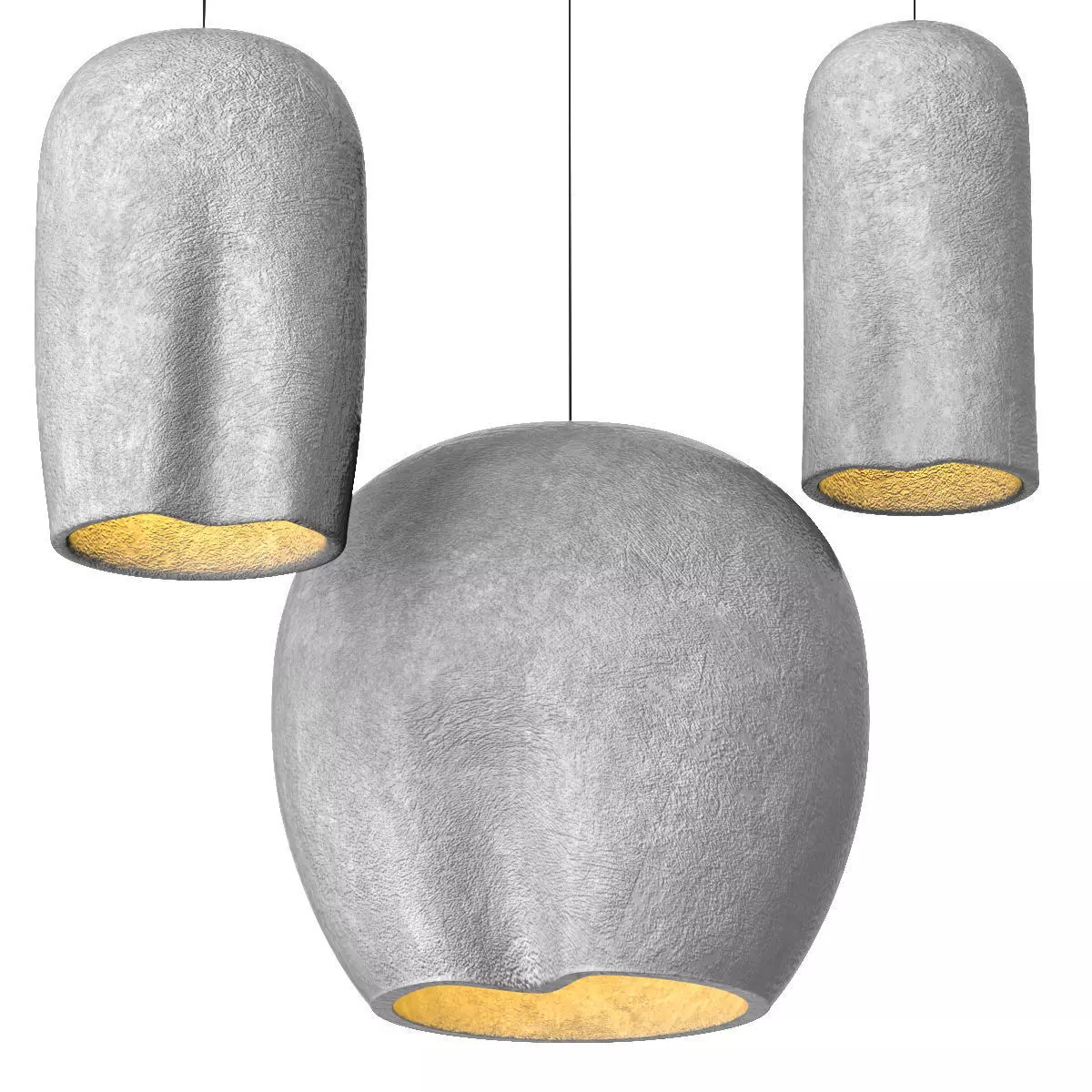 Bucket Pendant Lamp 3D model_0