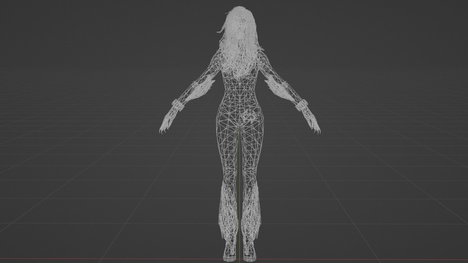 Black Cat Low-poly 3D model_6