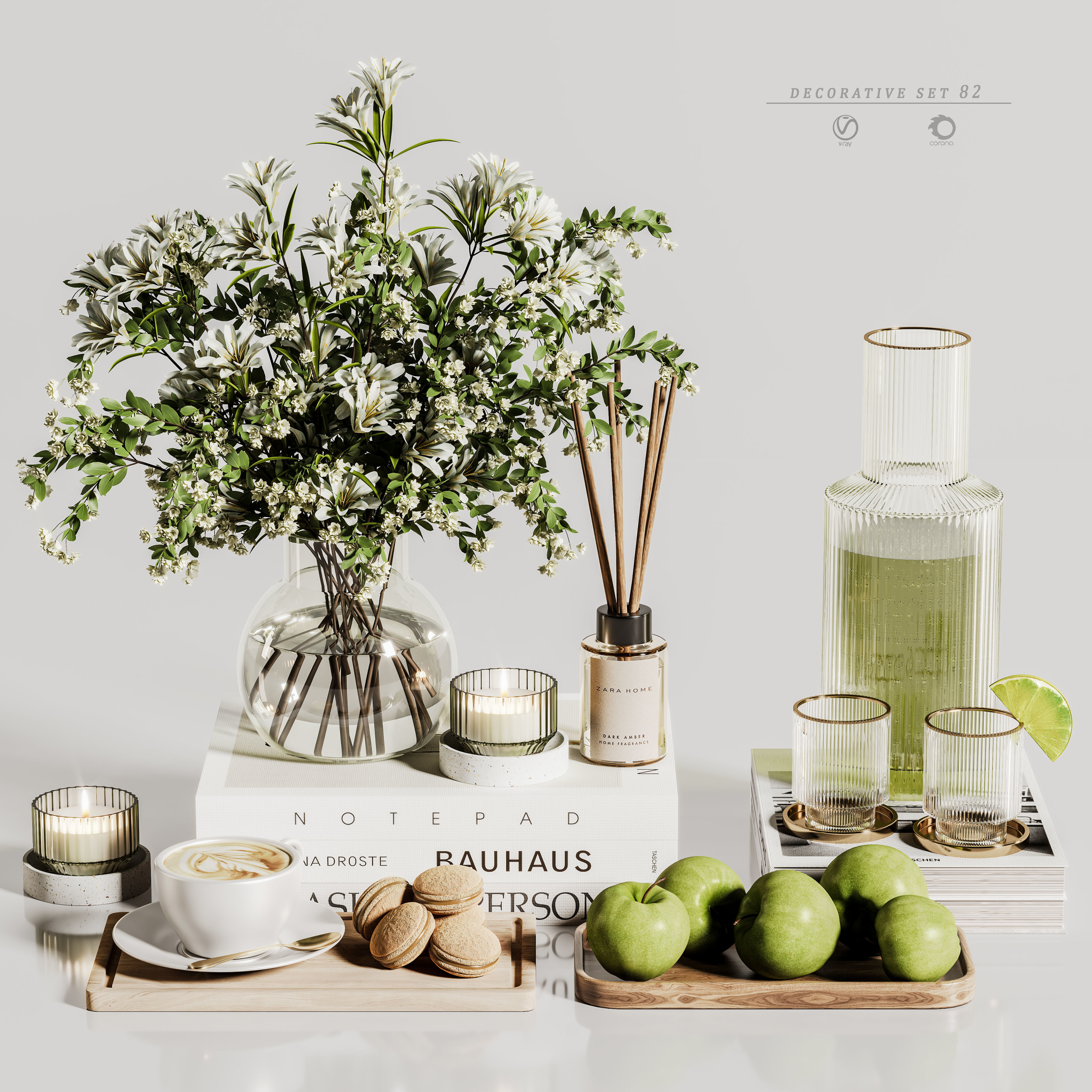 decorative set 82 3D model_1