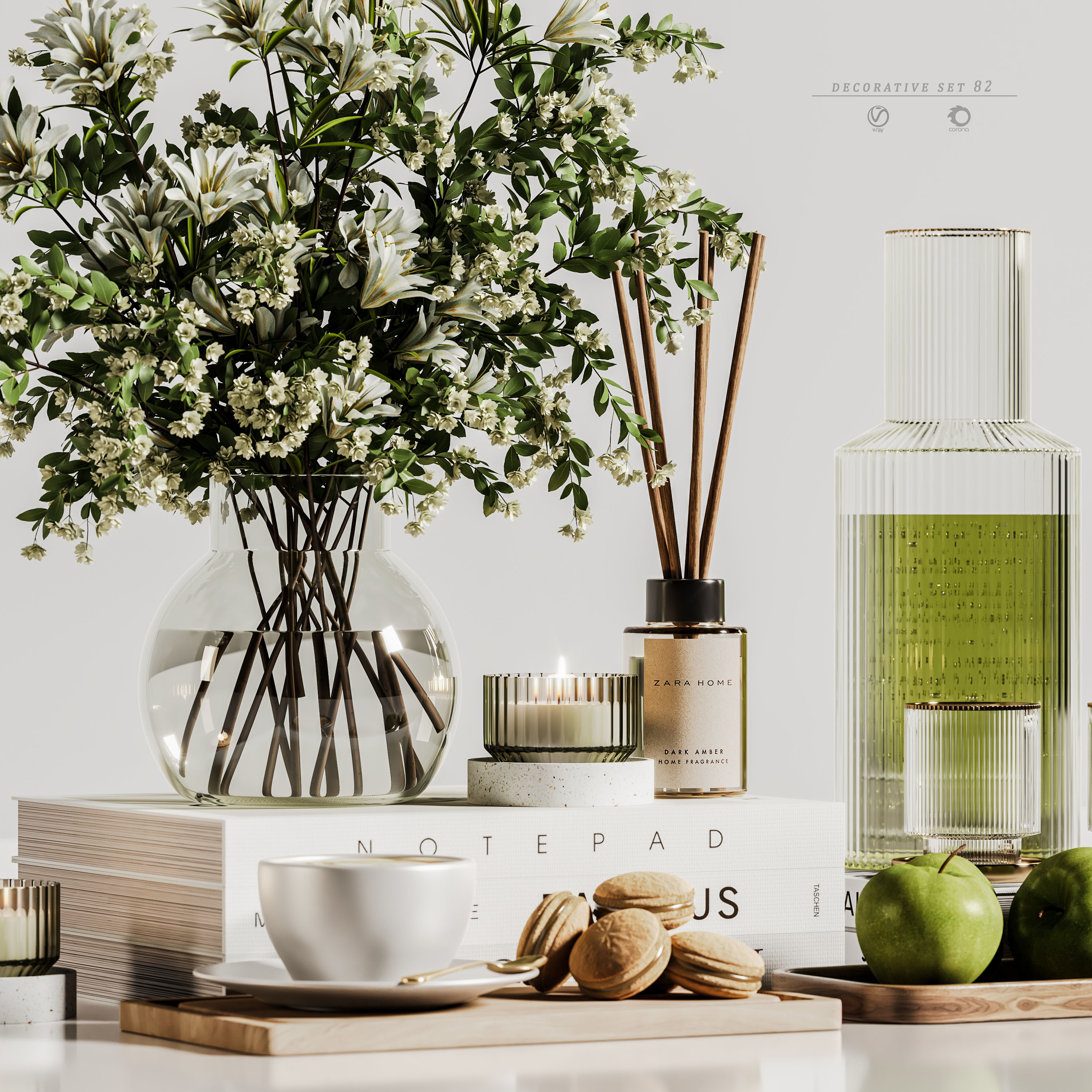 decorative set 82 3D model_4