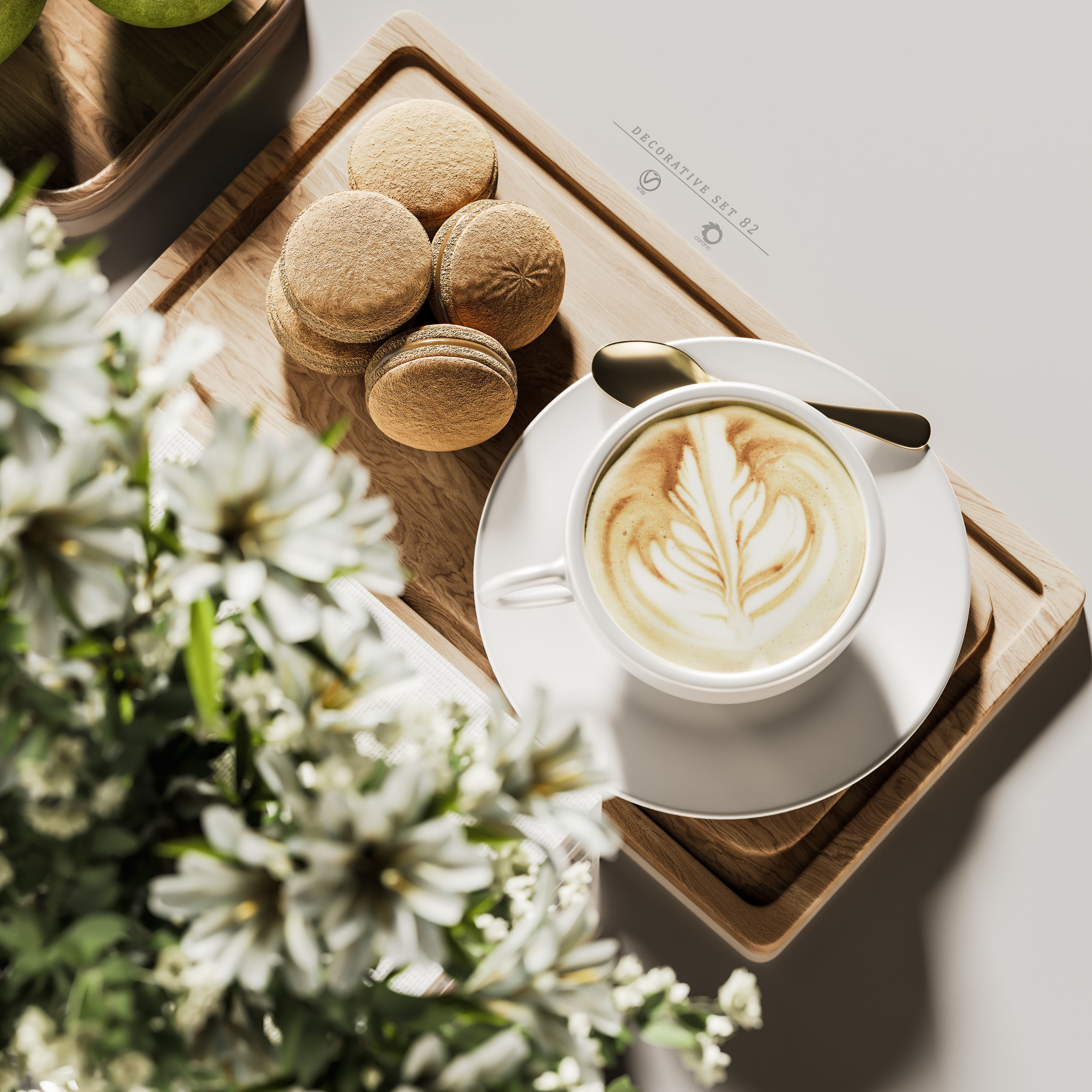 decorative set 82 3D model_3