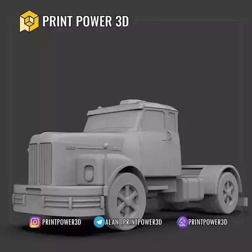 Scania 111 for 3d printing