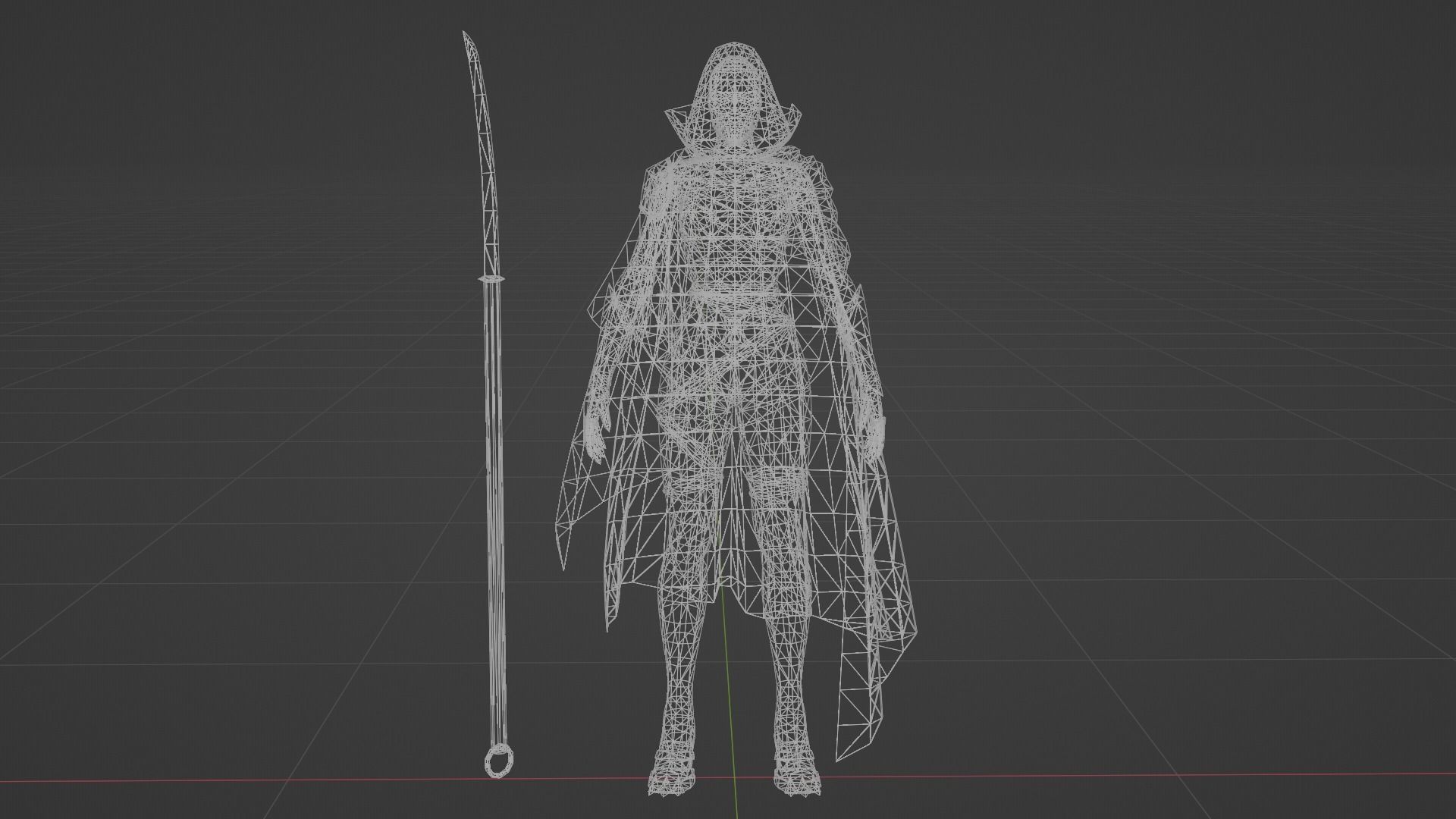 Black Widow Low-poly 3D model_6