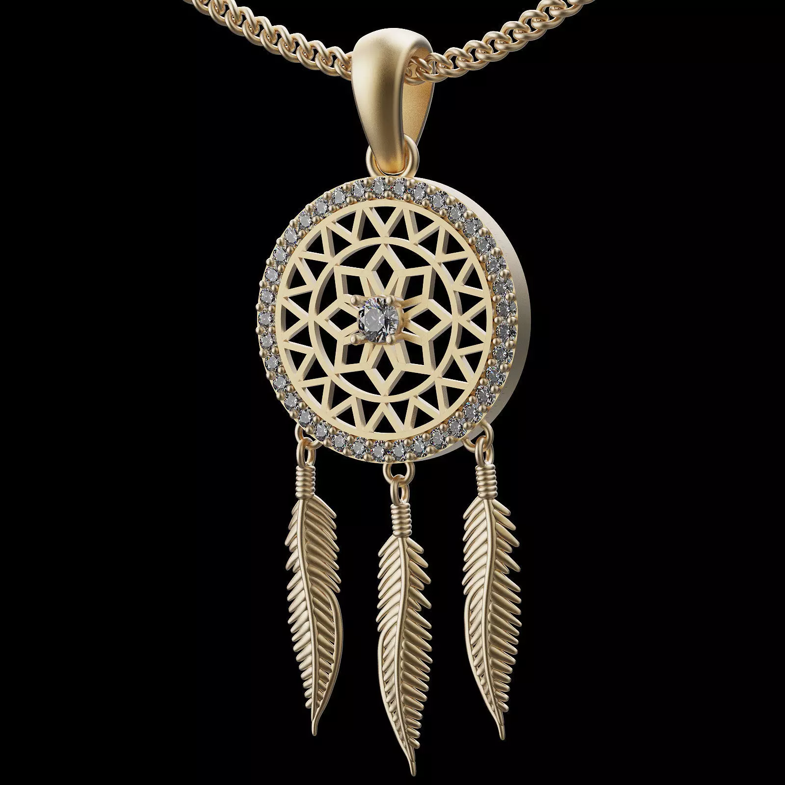 Lux pendant silver gold printable jewelry 3D model 3D print model_0