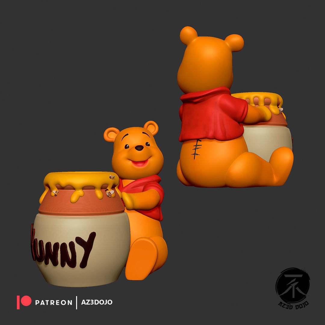 Winnie-the-Pooh for 3D Printing 3D print model_1