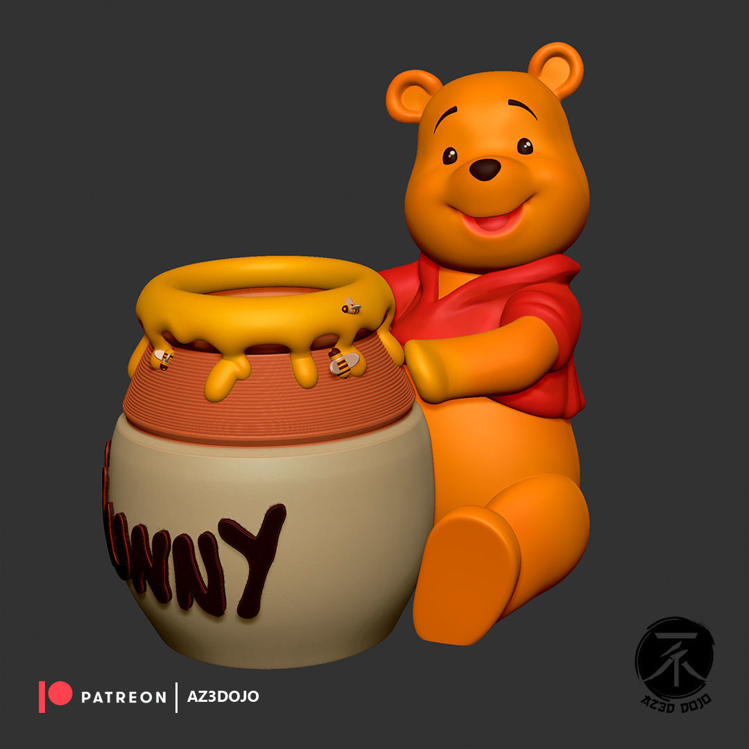 Winnie-the-Pooh for 3D Printing 3D print model_3