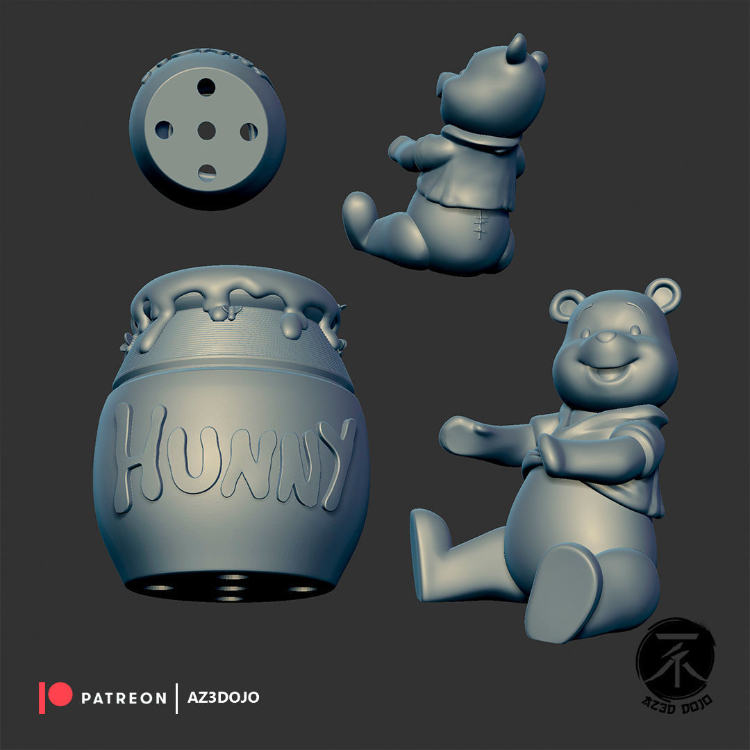 Winnie-the-Pooh for 3D Printing 3D print model_2