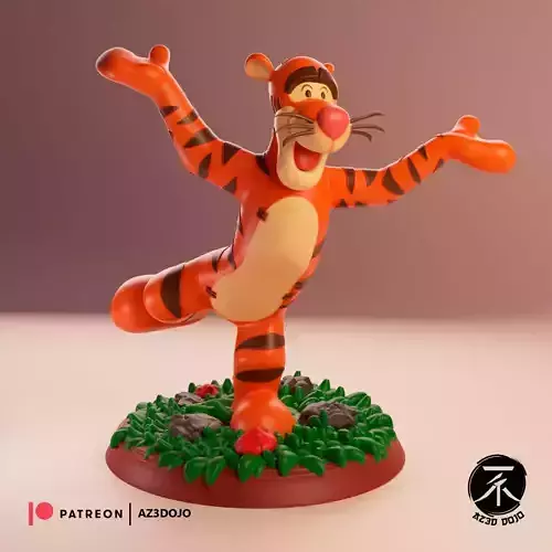 Tigger for 3D Printing 3D print model