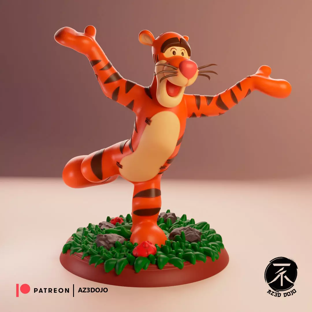 Tigger for 3D Printing 3D print model_0
