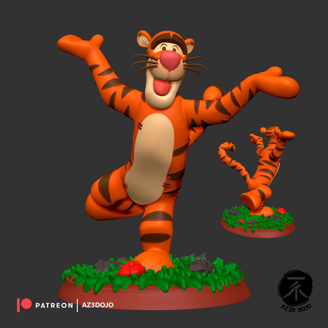 Tigger for 3D Printing 3D print model_1
