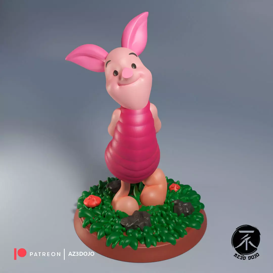 Piglet for 3D Printing 3D print model_0