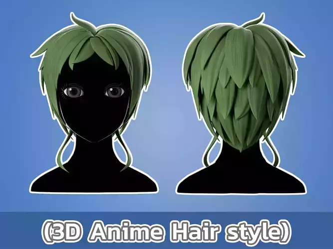 Anime hair style 04