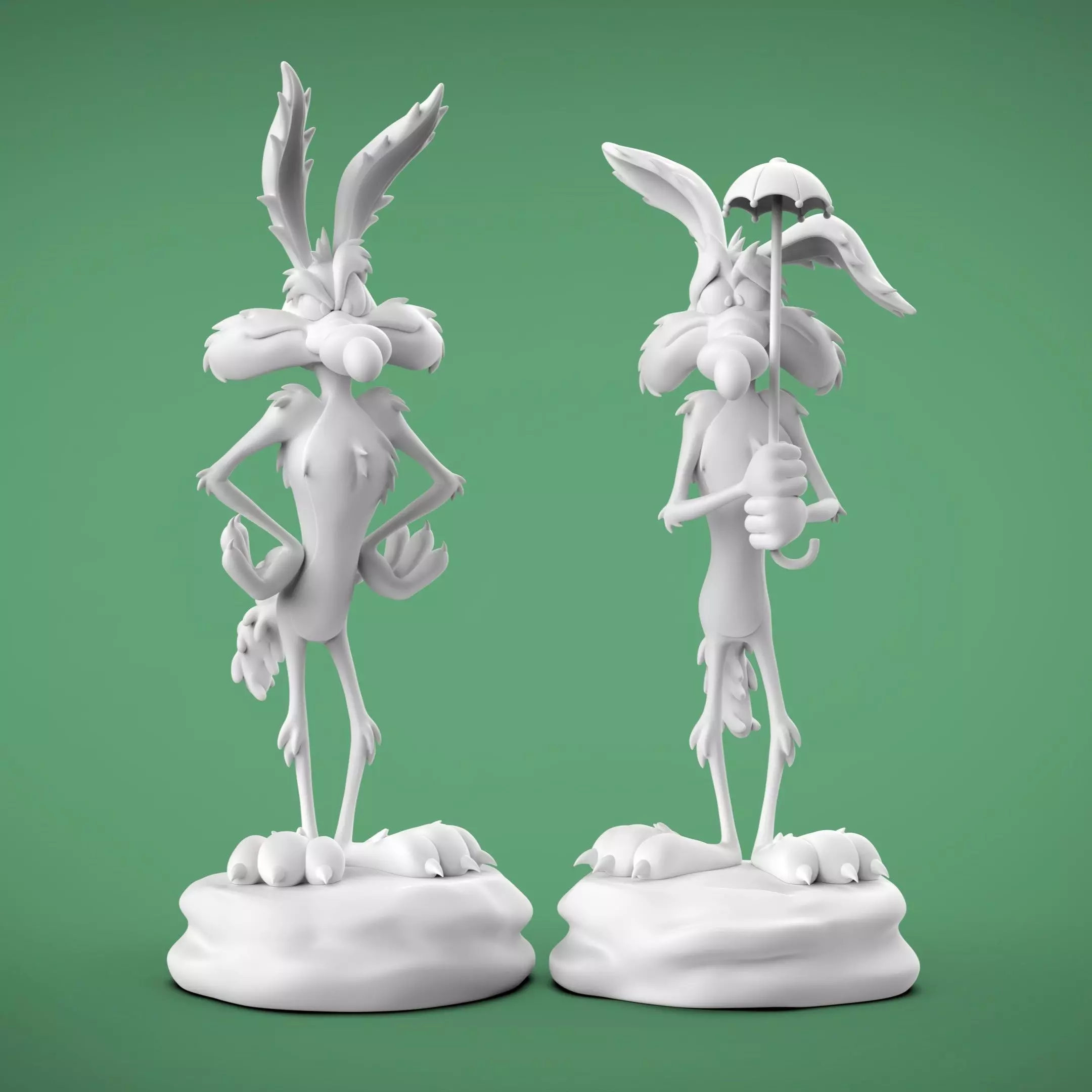 COYOTE x 3 modelos 3D print model_18