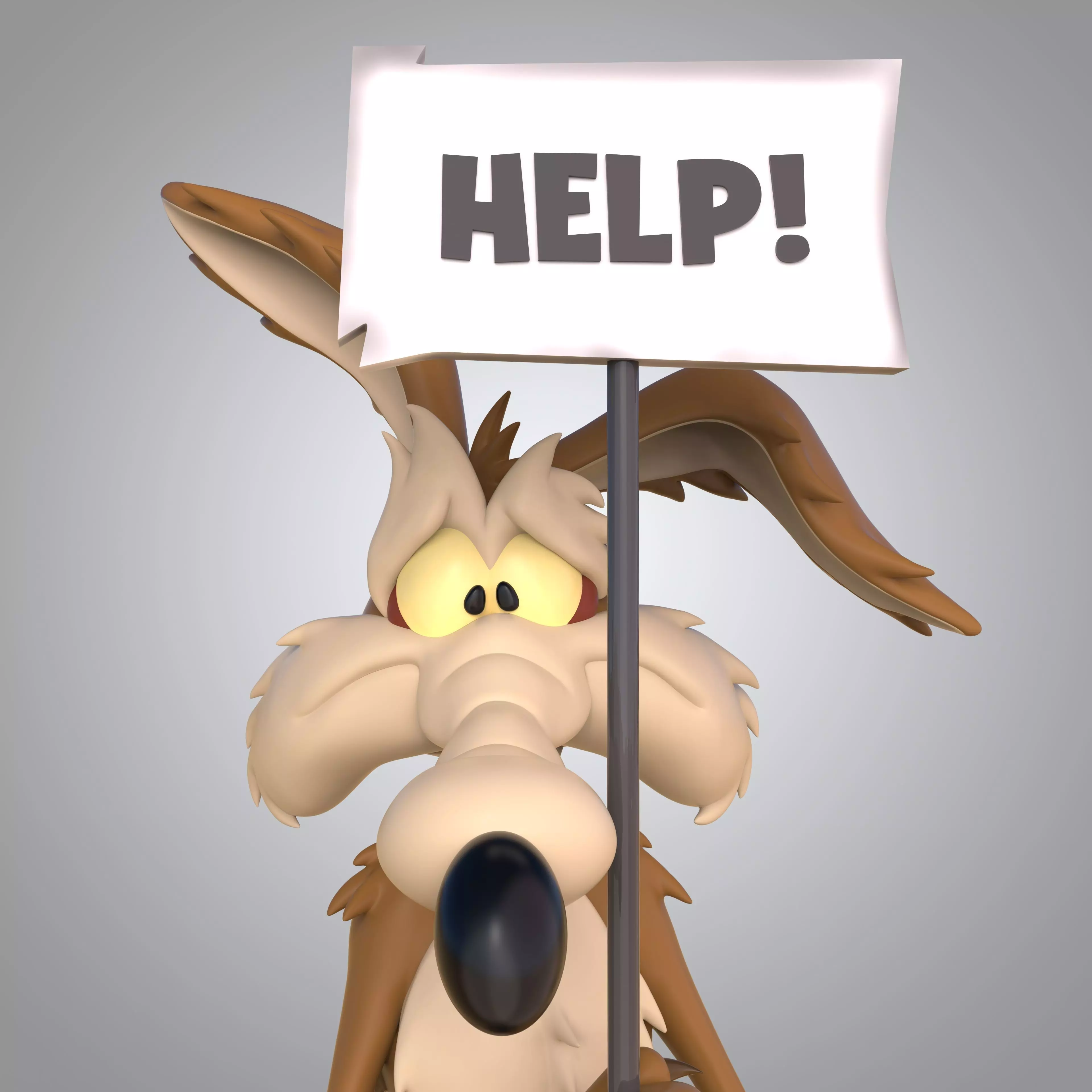 COYOTE x 3 modelos 3D print model_8