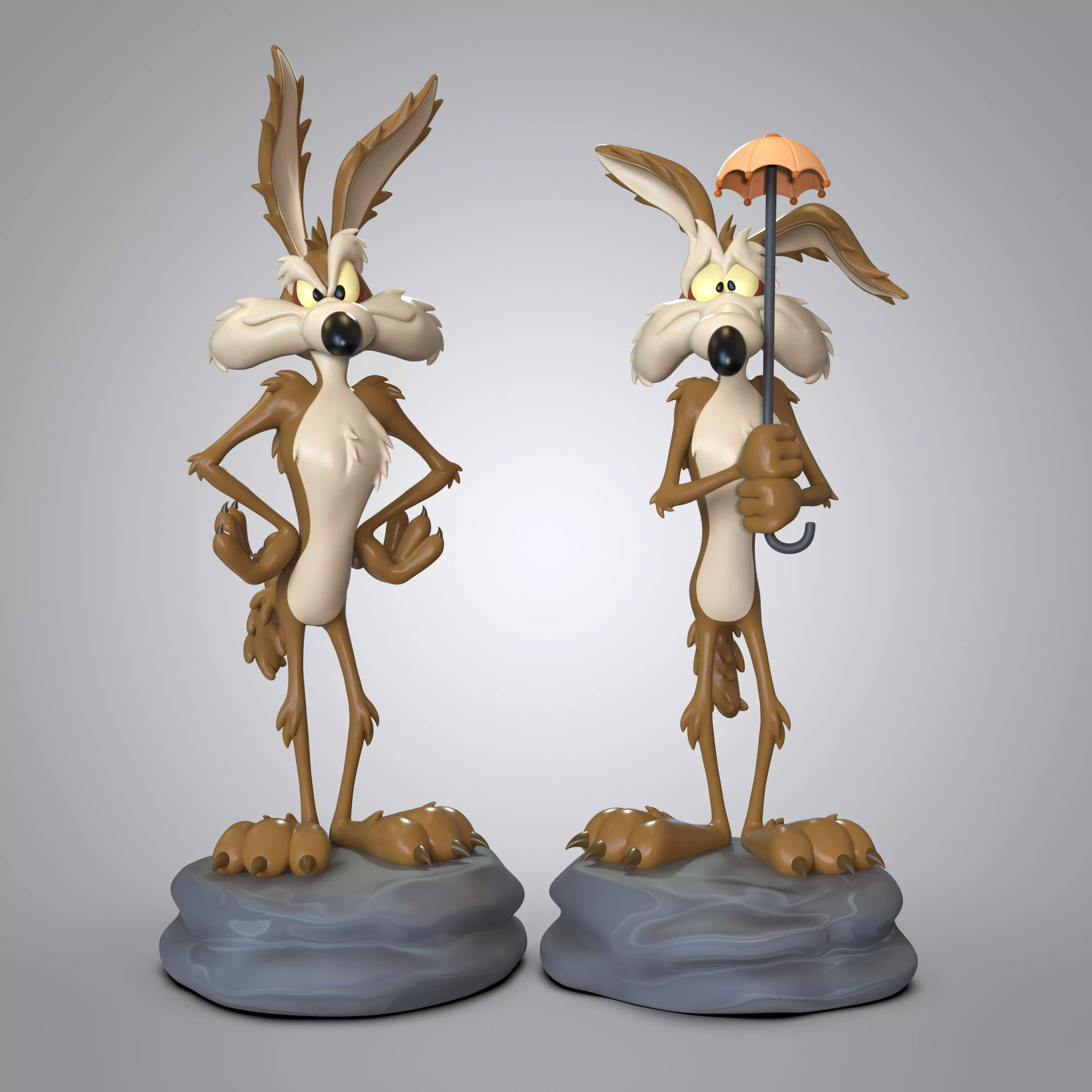 COYOTE x 3 modelos 3D print model_0