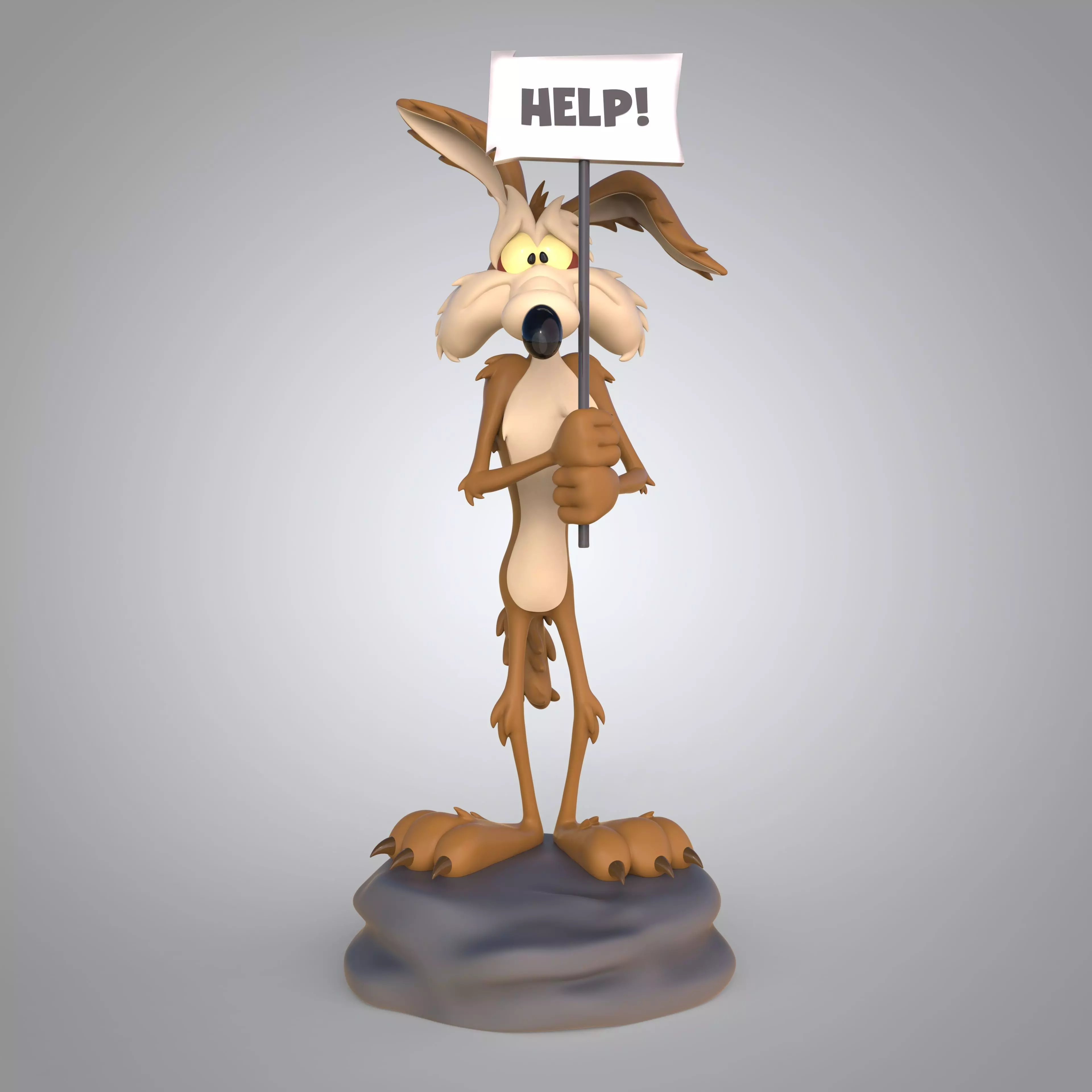 COYOTE x 3 modelos 3D print model_5