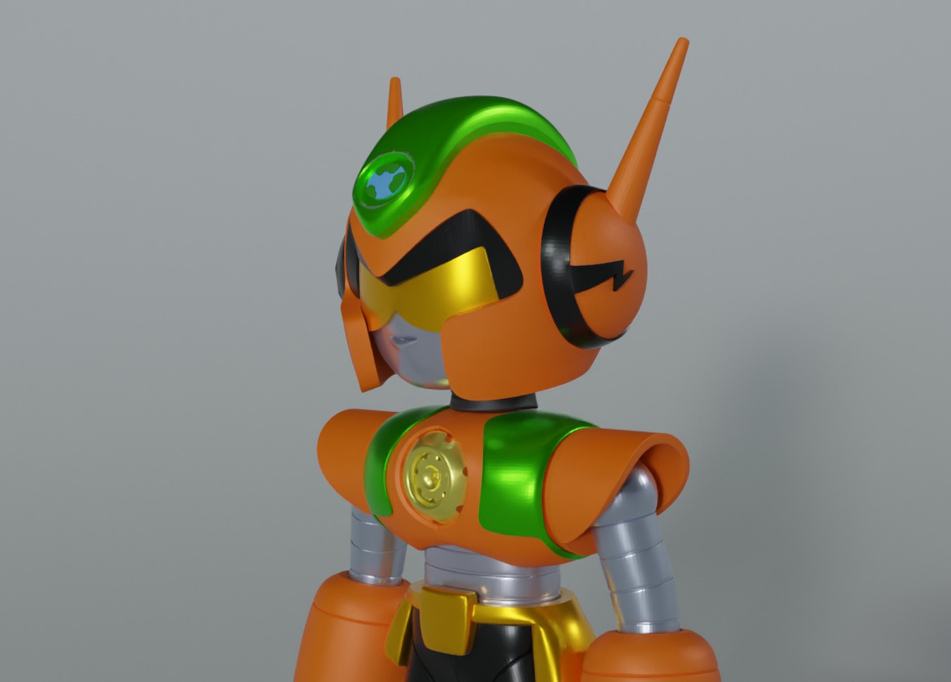 Kid Cosmech 3D print model_2