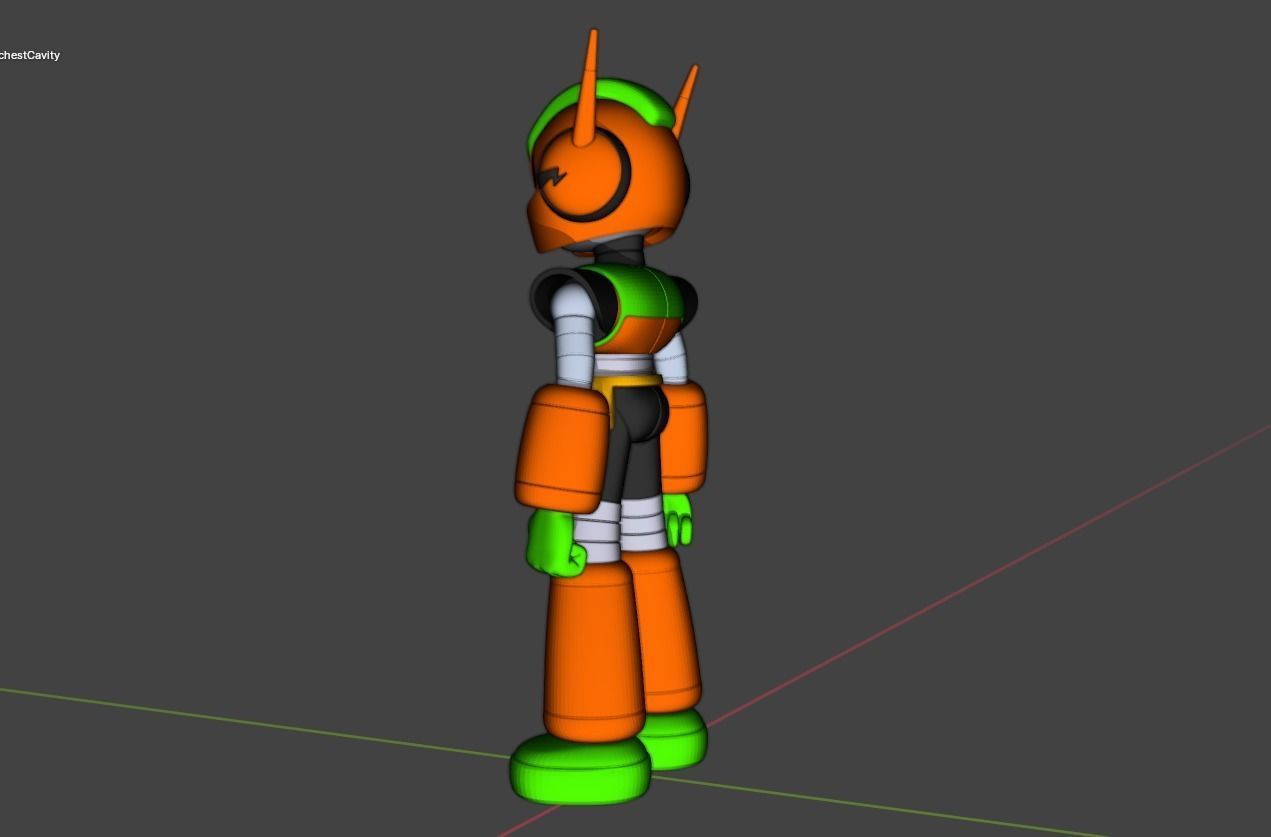 Kid Cosmech 3D print model_10