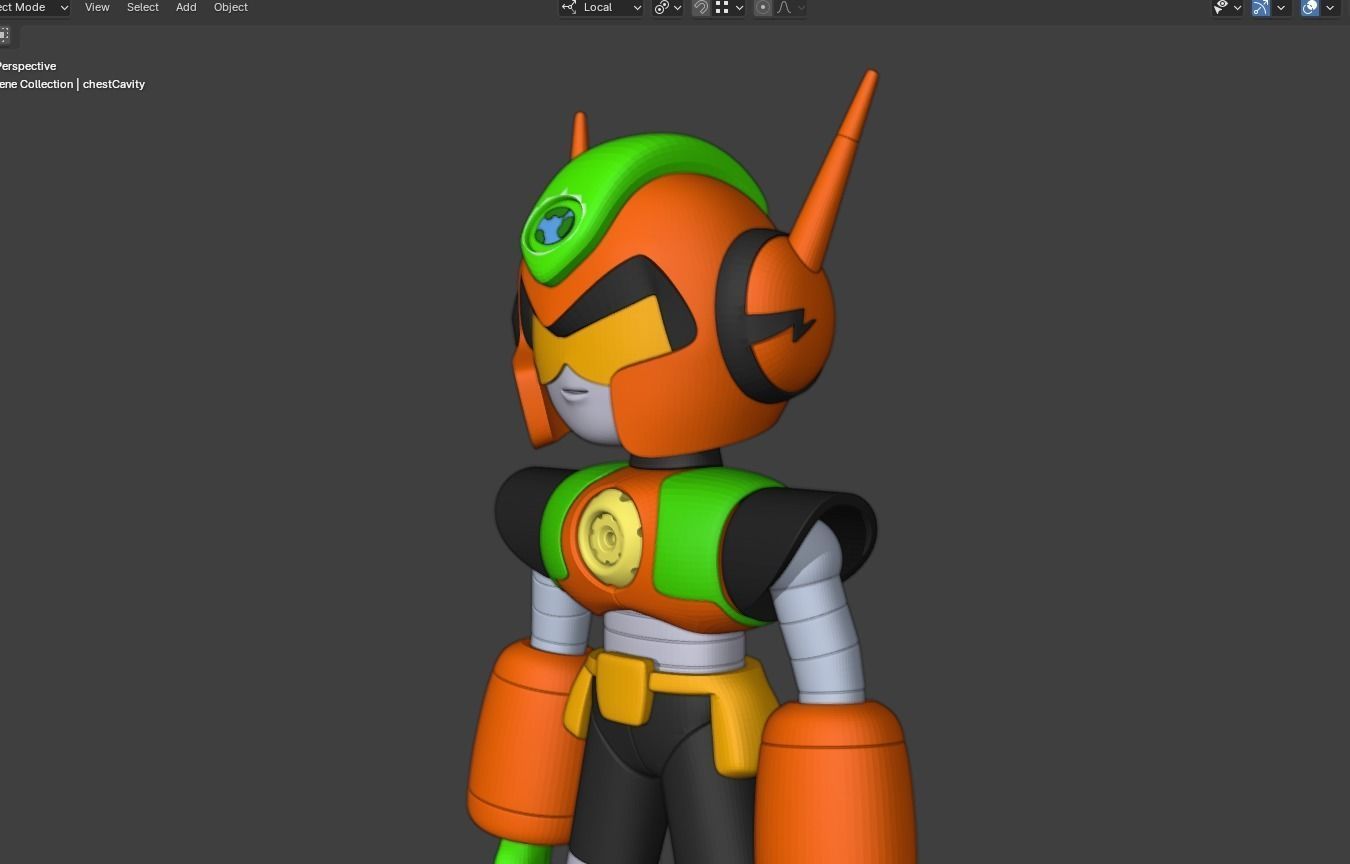 Kid Cosmech 3D print model_8