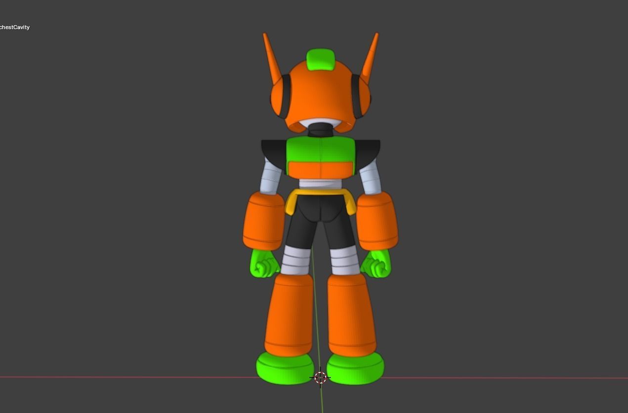 Kid Cosmech 3D print model_9