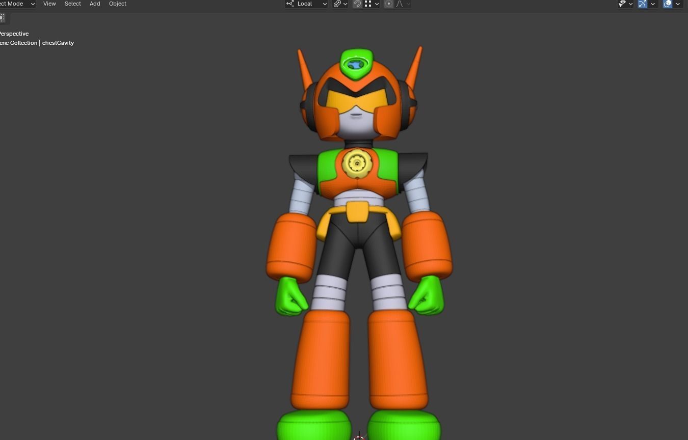 Kid Cosmech 3D print model_7