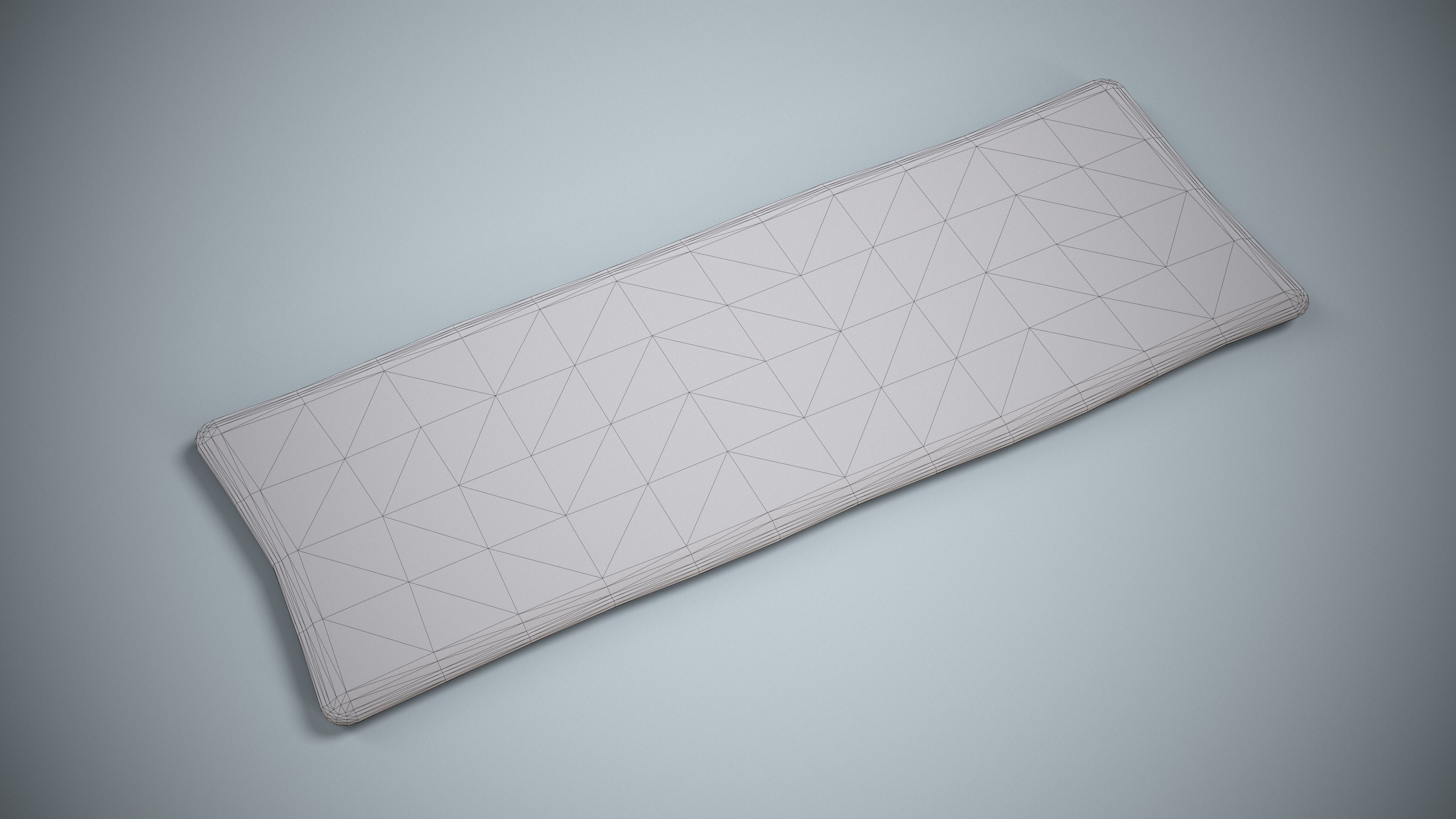 Military Sleeping Bag - Worn Camouflage Low-poly 3D model_9