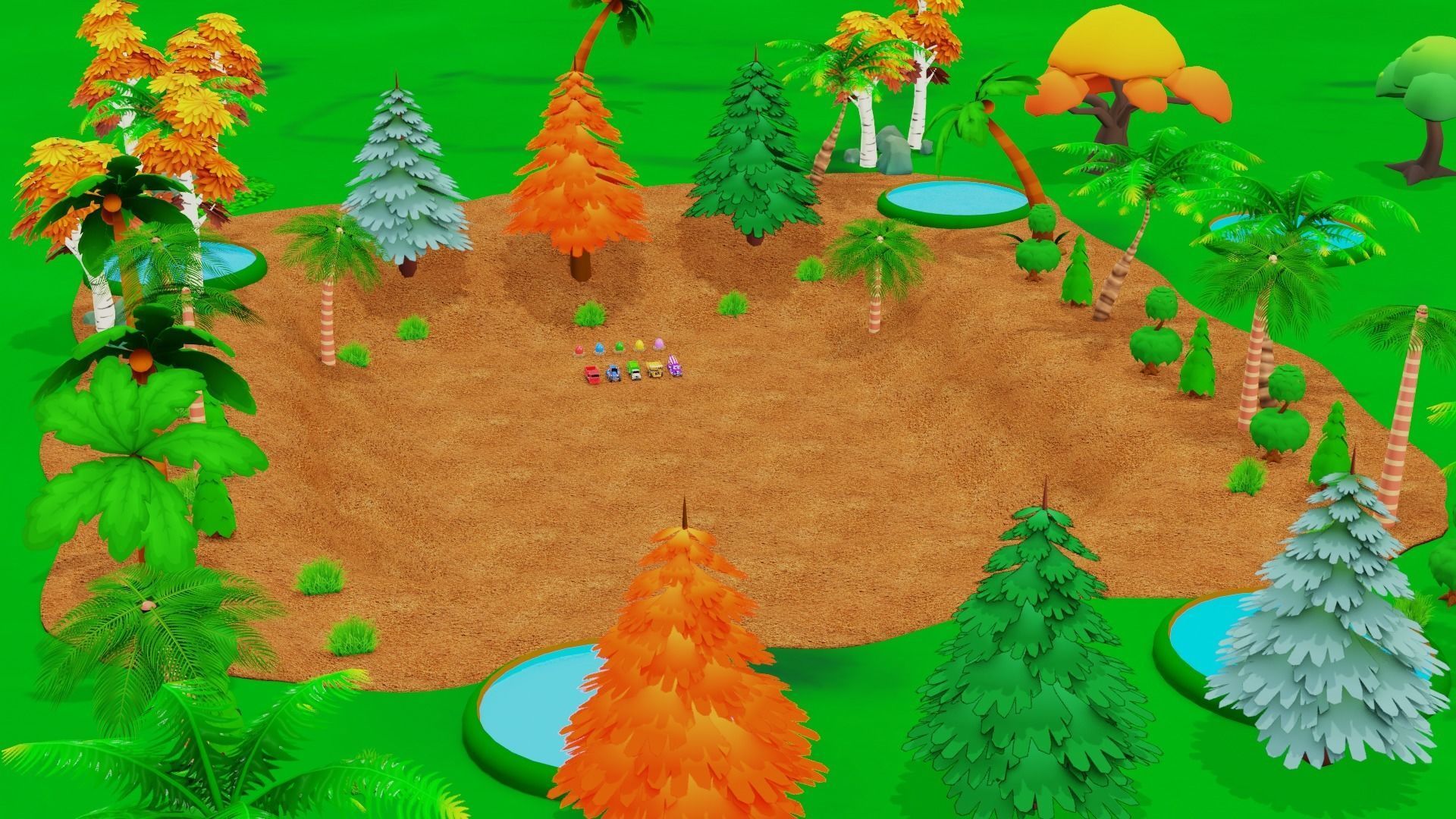 Vehicles Come out from Egg 3D model_4