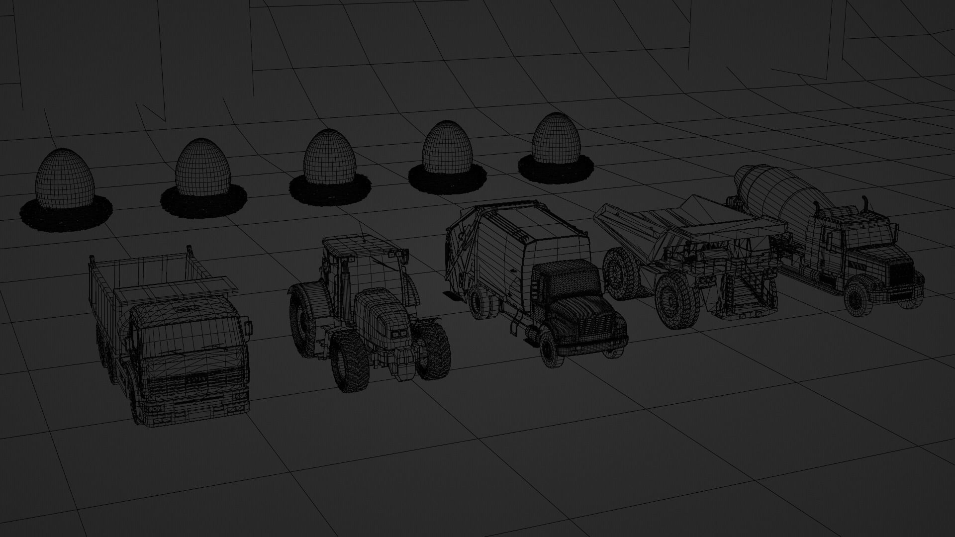 Vehicles Come out from Egg 3D model_3