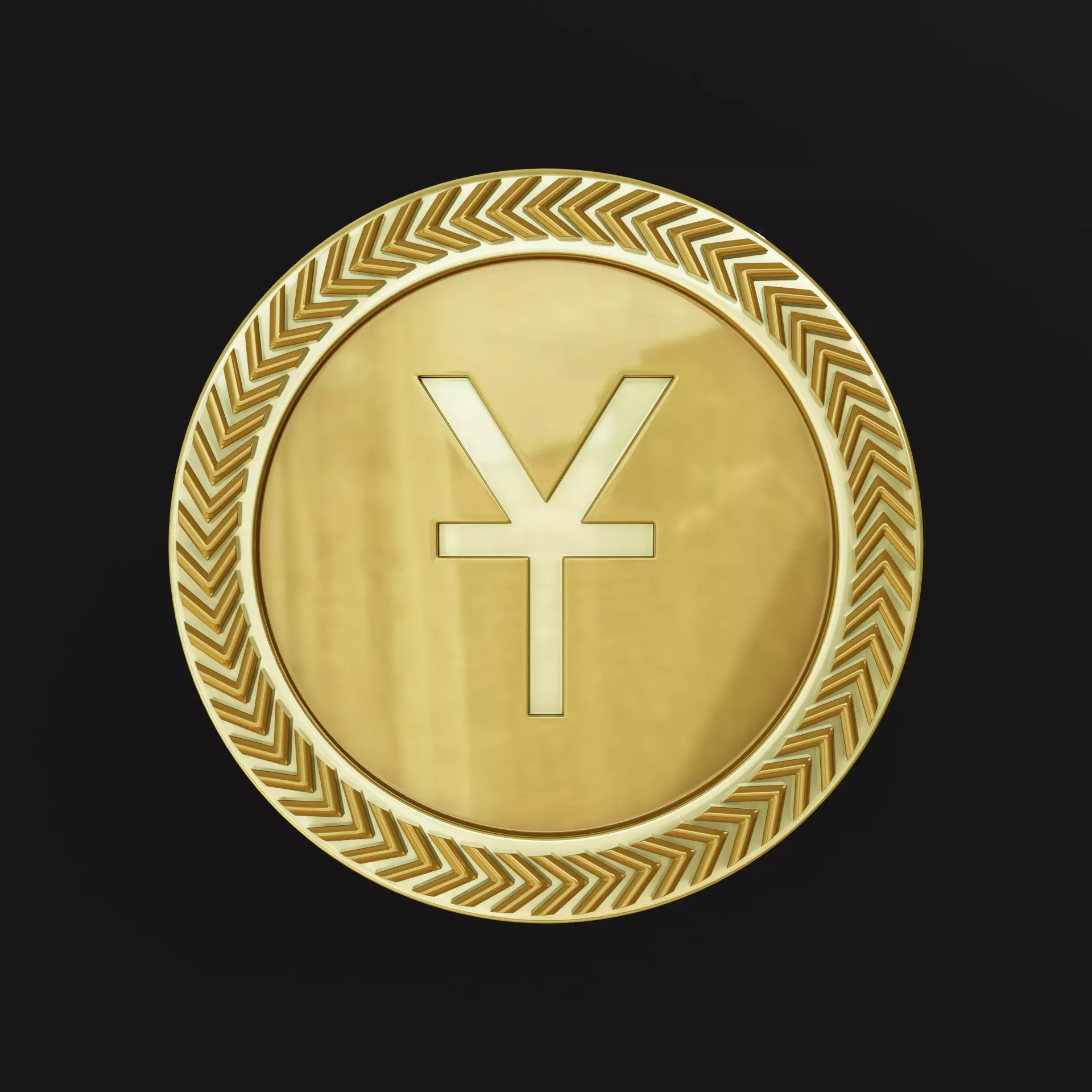 yuan coin Free 3D print model