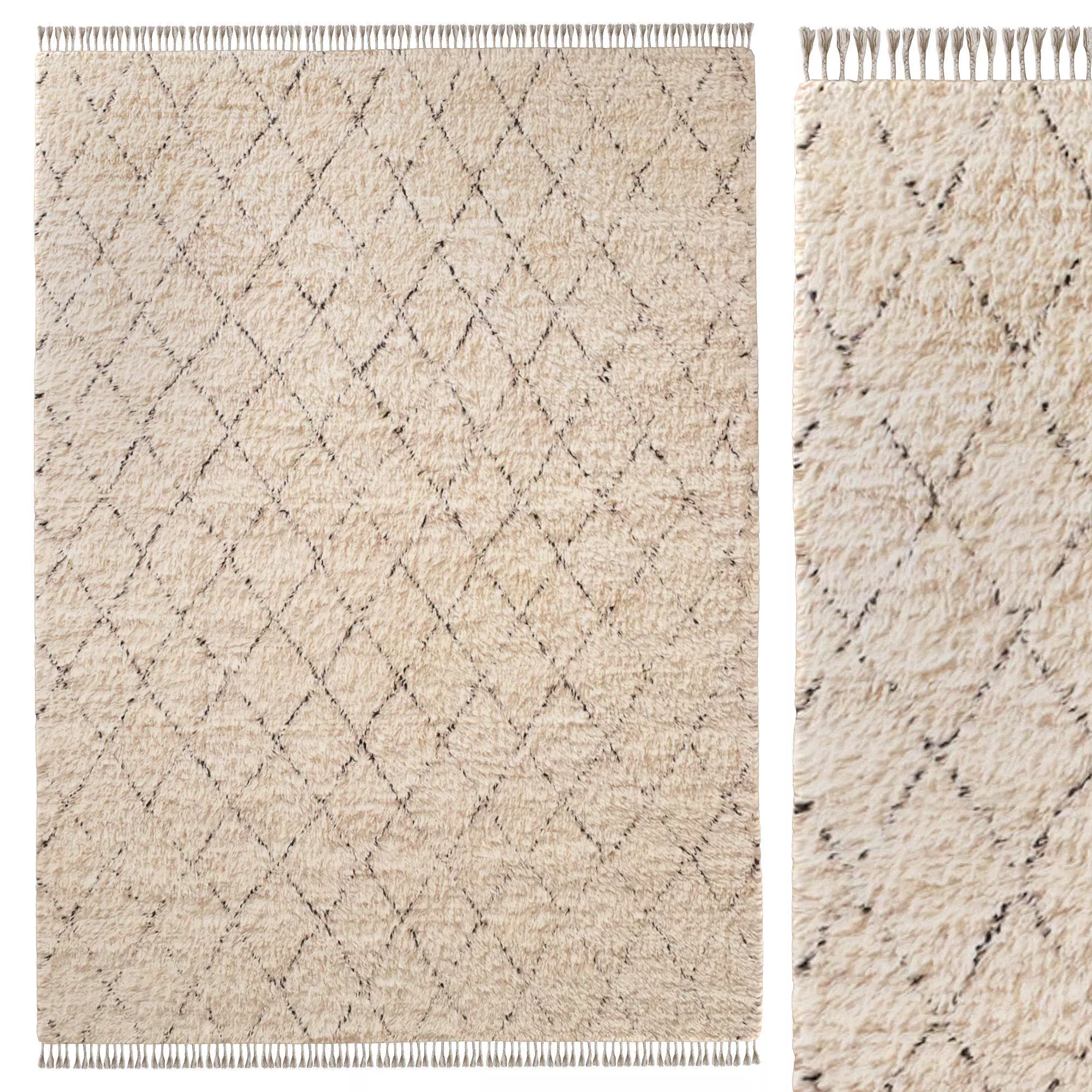 HADIR WOOL RUG 3D model_0