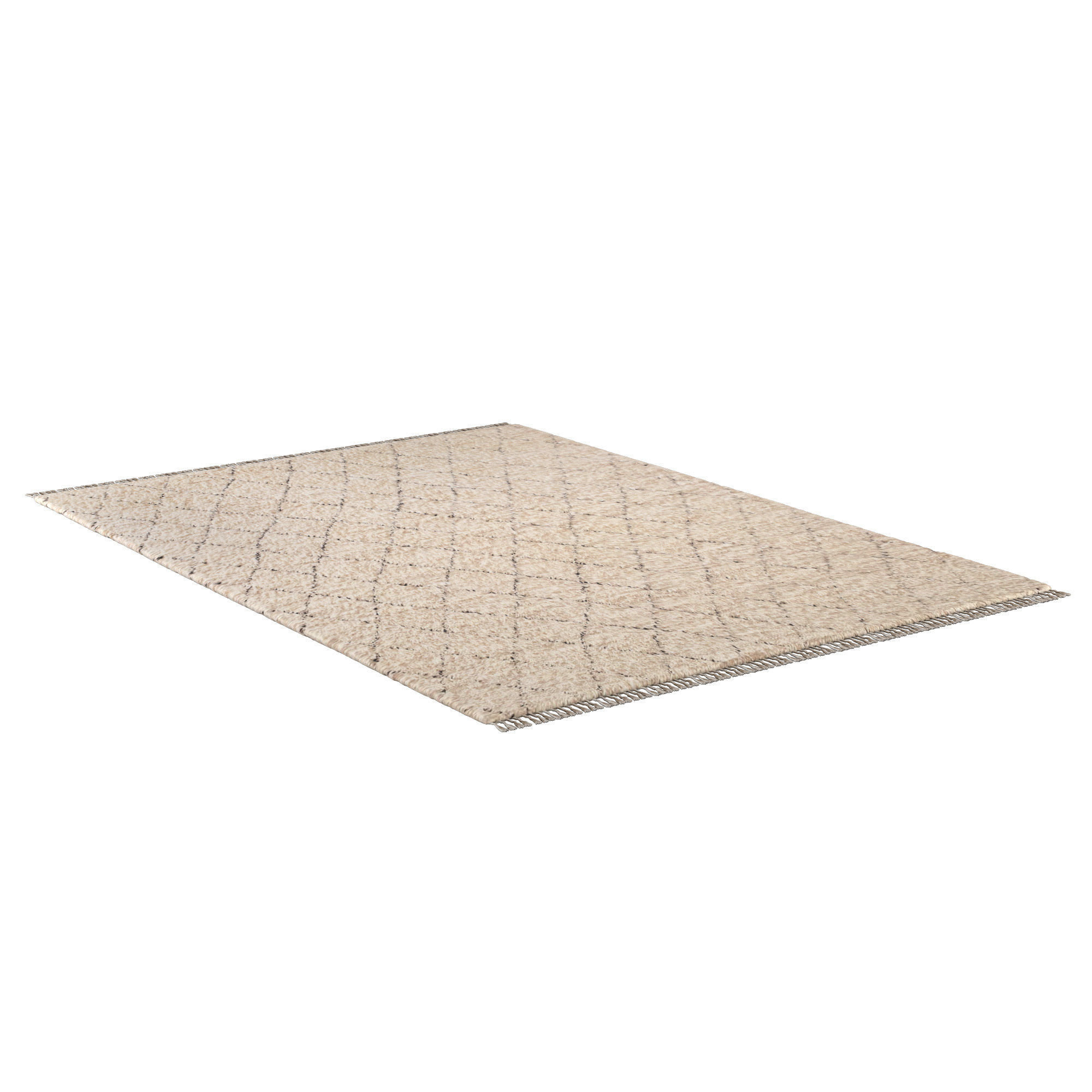 HADIR WOOL RUG 3D model_1